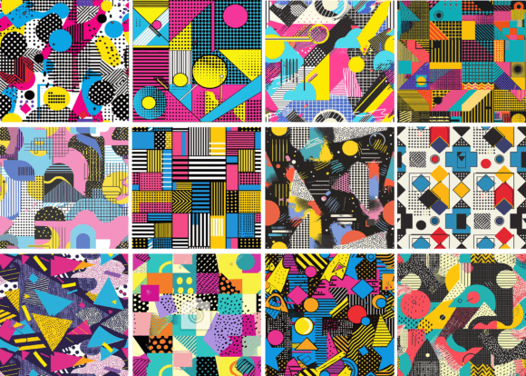 Download 80S Retro Pattern - Retro pattern Collection