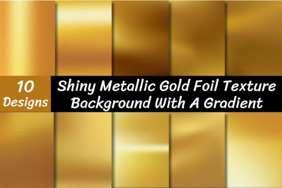 Download Metallic Gold Foil Texture Background - Metal Collection
