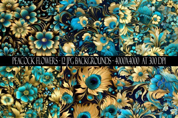 Download Peacock Flower Backgrounds - Backgrounds Collection