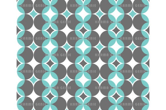Download Mid Century Gray &amp; Blue Retro Pattern - Retro pattern Collection