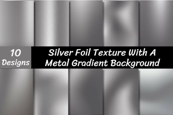 Download Metallic Silver Foil Texture Background - Metal Collection