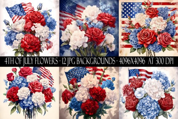 Download 4th of July Flower Backgrounds - Backgrounds Collection