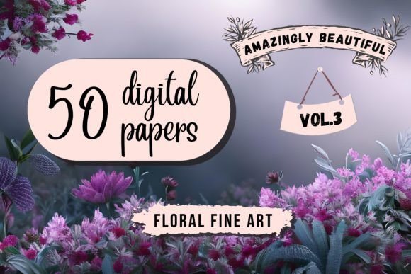 Download 50 Fine Art Floral Botanical Backgrounds - Backgrounds Collection