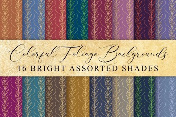 Download Elegant Stylized Botanical Backgrounds - Backgrounds Collection