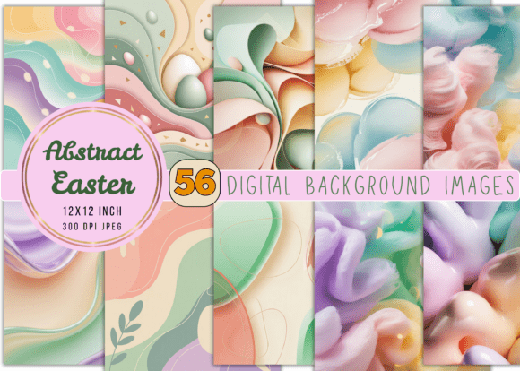 Download Abstract Art Easter Digital Backgrounds - Backgrounds Collection