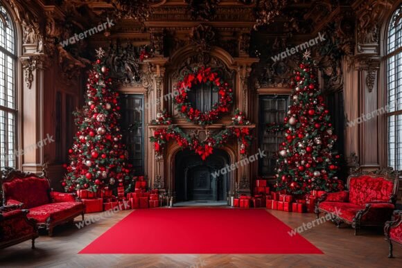 Download Snowy Christmas Digital Backgrounds - Backgrounds Collection