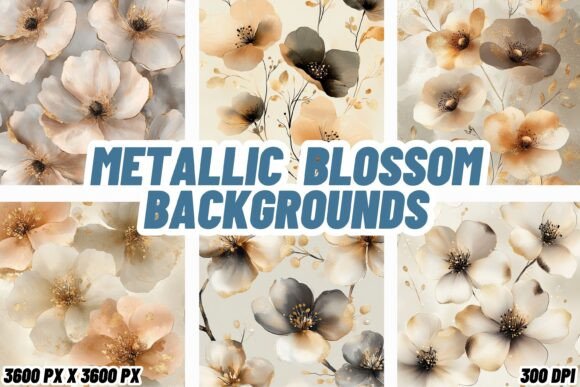Download Metallic Blossom Backgrounds - Backgrounds Collection