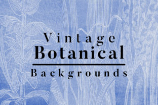 Download Vintage Botanical Backgrounds - Backgrounds Collection